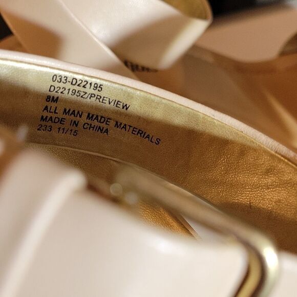 SEVEN DIALS  ANKLE STRAP OPEN TOE WEDGE STYLE HEEL SANDAL G1 - Picture 7 of 14